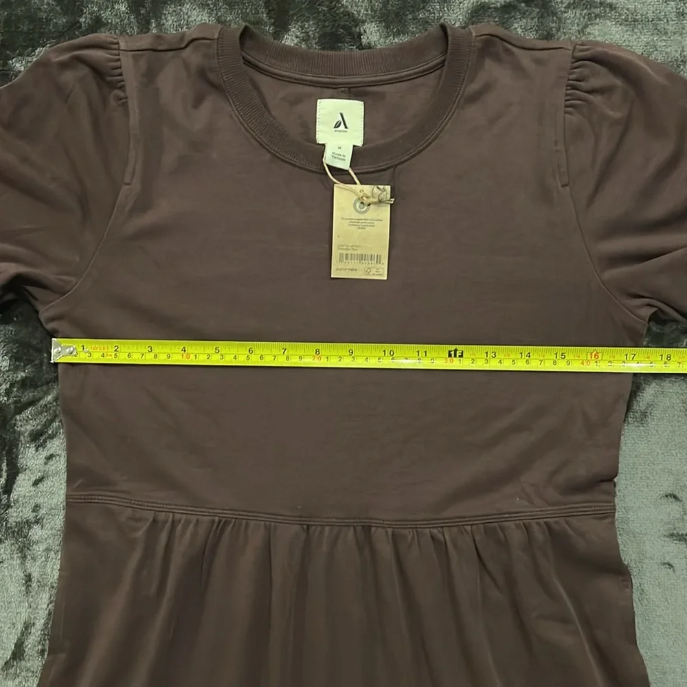 NWT Amazon Short Sleeve Tiered Midi Dress With Pockets - Picture 6 of 12